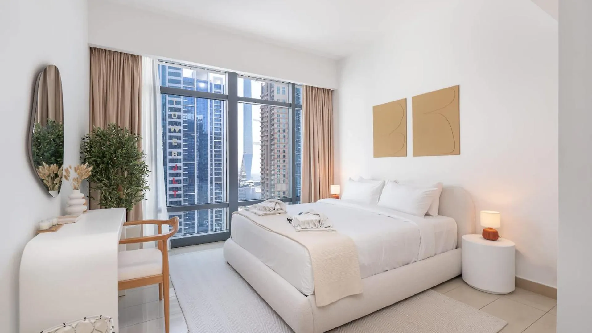 Stunning 1-Bedroom Apartment Perfect For 4 In Lakeside Residence Dubaj Spojené arabské emiráty